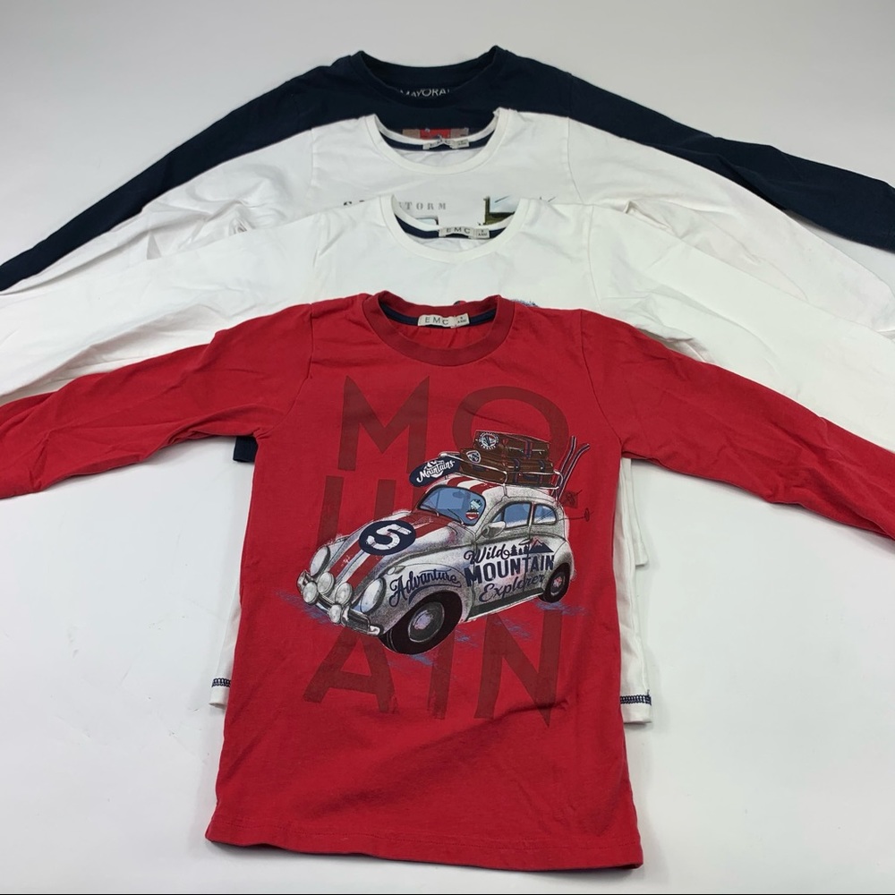 EMC shirt long sleeve mayoral tee boys graphics